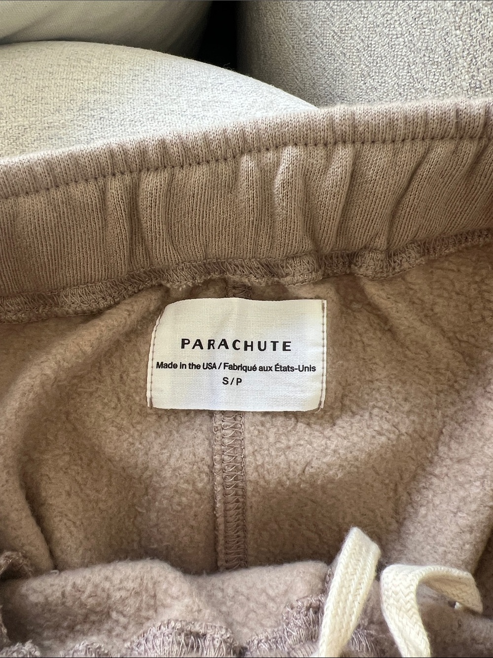 Parachute Beige Sweatpants size Small